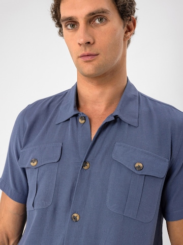 Antioch Regular fit Overhemd in Blauw