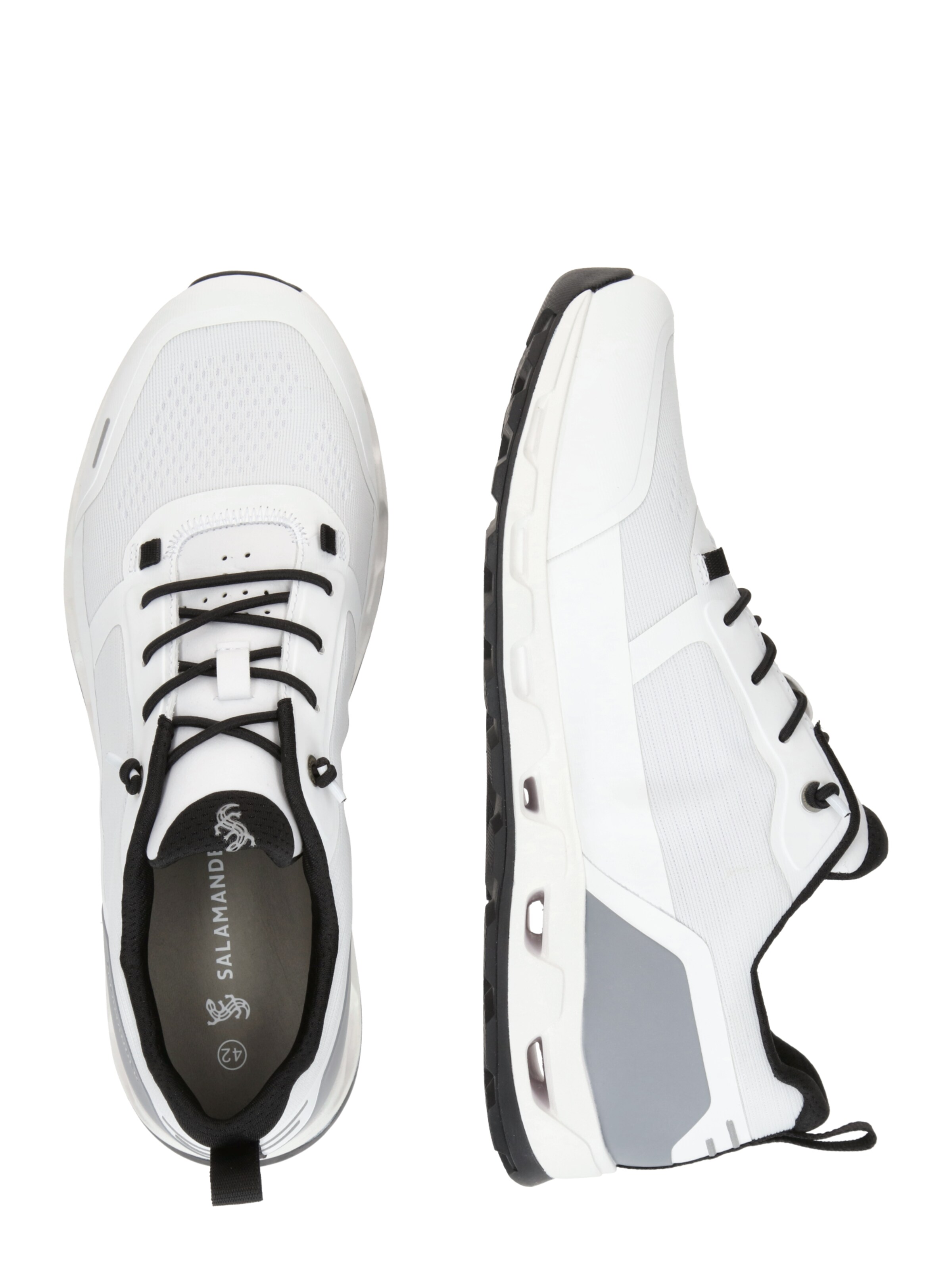 SALAMANDER Platform trainers in White