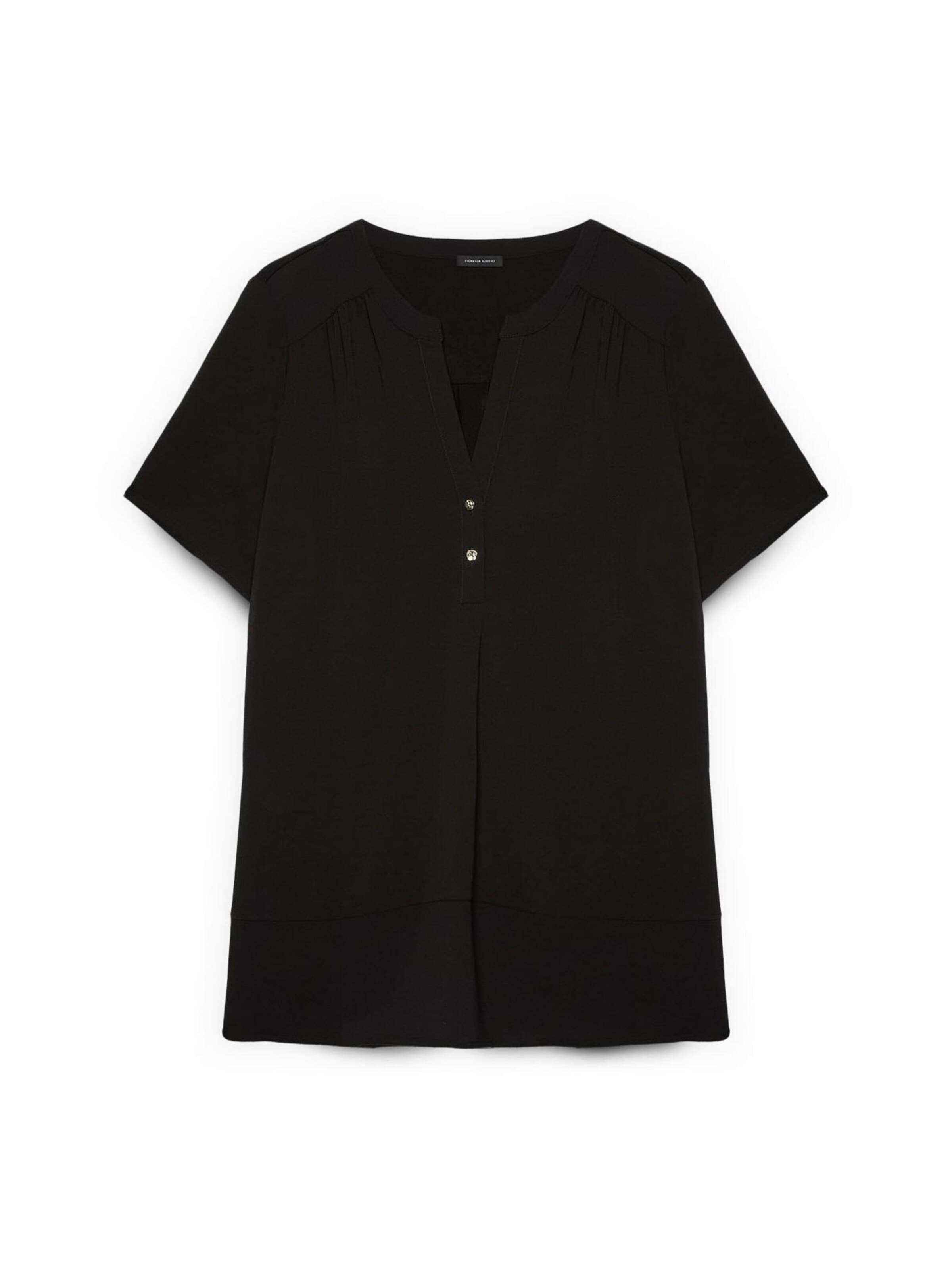 T-shirt Fiorella Rubino en noir : devant