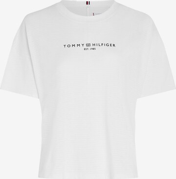 TOMMY HILFIGER T-Shirt 'Sport Essential' in Weiß: predná strana