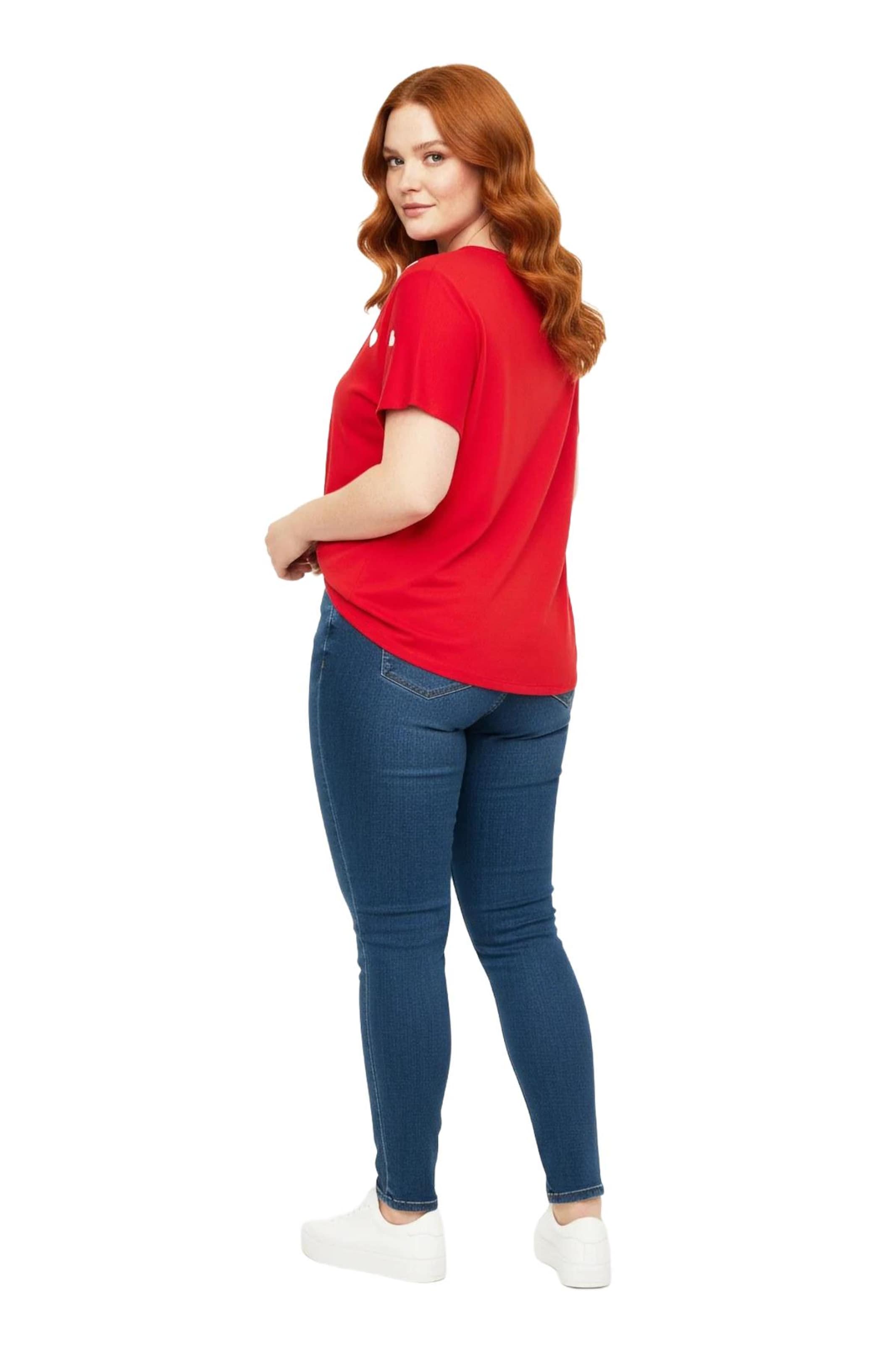 Shape Of You Shirt in Rood