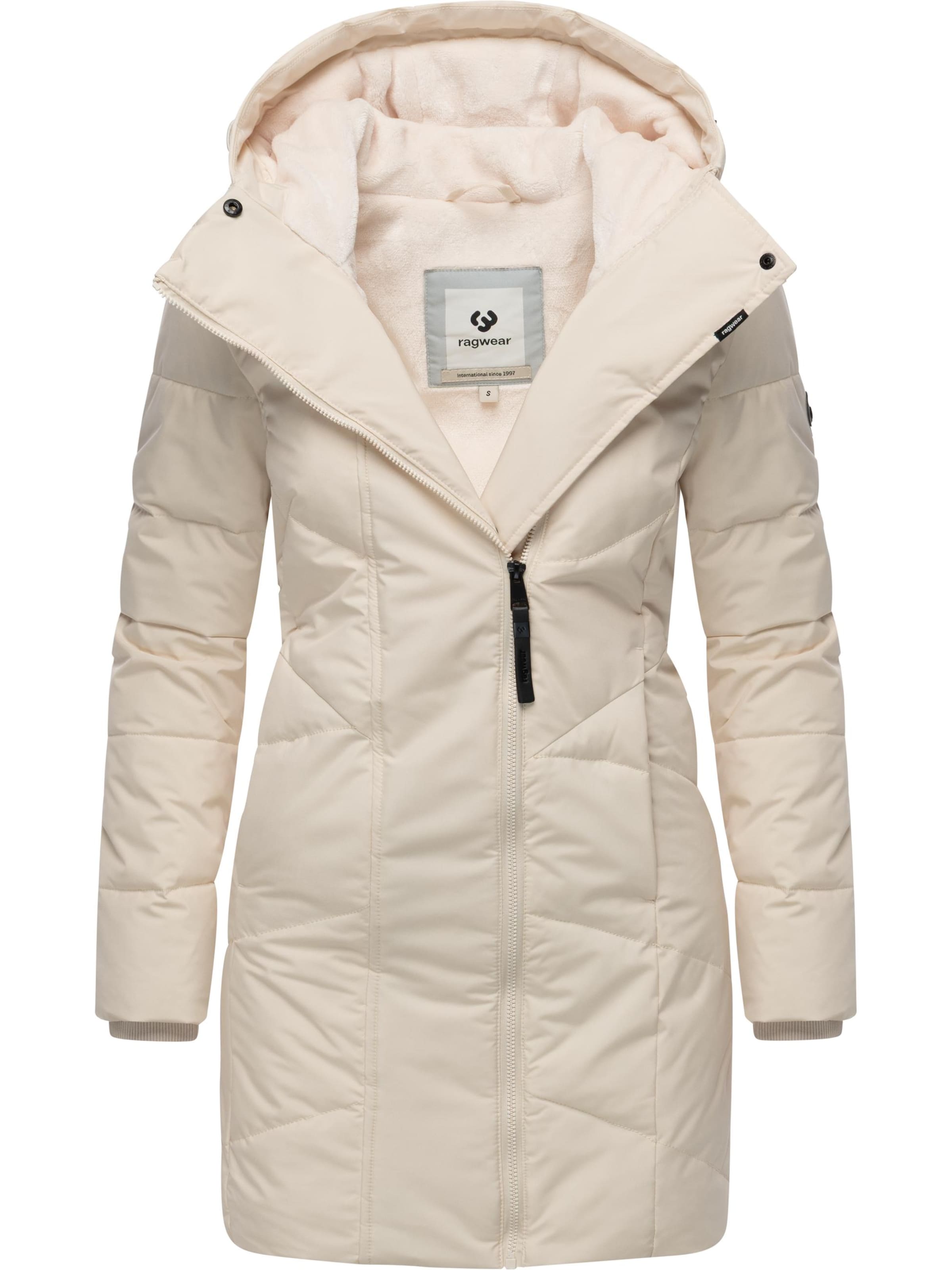 Palton de iarnă 'Pevilla' de la Ragwear pe alb