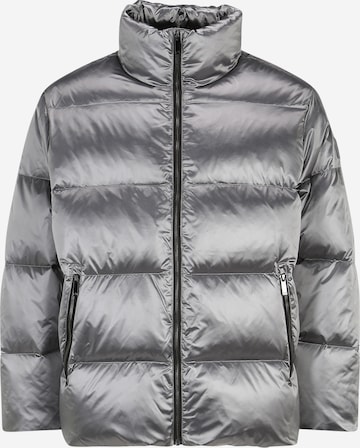 Calvin Klein Big & Tall - Casaco de inverno em cinzento: frente