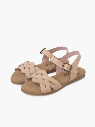 Sandales Pisamonas en beige