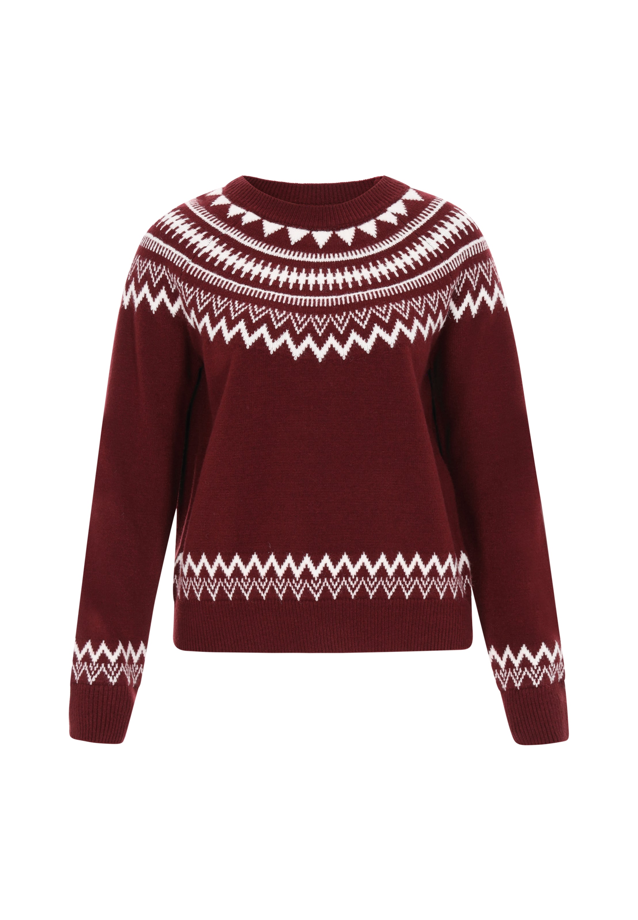 DreiMaster Maritim Trui in Rood: voorkant