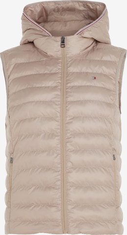 Gilet TOMMY HILFIGER en beige : devant