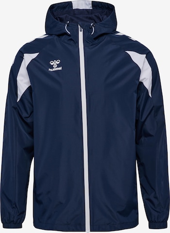 Veste de sport Hummel en bleu : devant