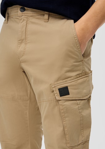 s.Oliver - Slimfit Pantalón cargo en marrón