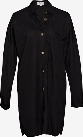 Robe-chemise 'Monkey' FRESHLIONS en noir : devant