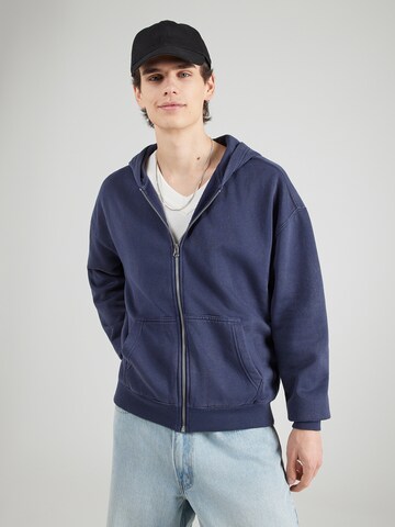 HOLLISTER Bluza rozpinana w kolorze niebieski: przód