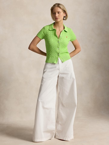 Polo Ralph Lauren Pletena jopa | zelena barva