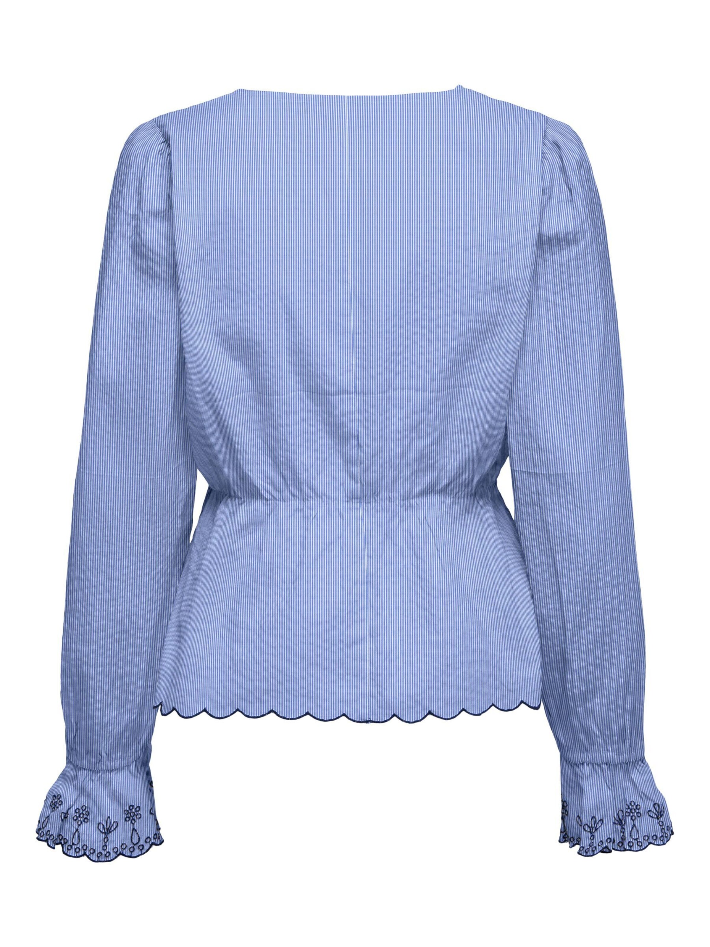 JDY Bluse 'JDYSAVANNAH' in Blau