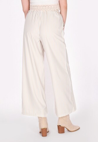 usha FESTIVAL - Pierna ancha Pantalón en blanco