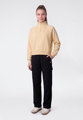 Champion Sweatshirt in Yellow: front