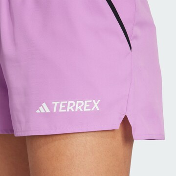 ADIDAS TERREX Regular Sportbroek in Lila