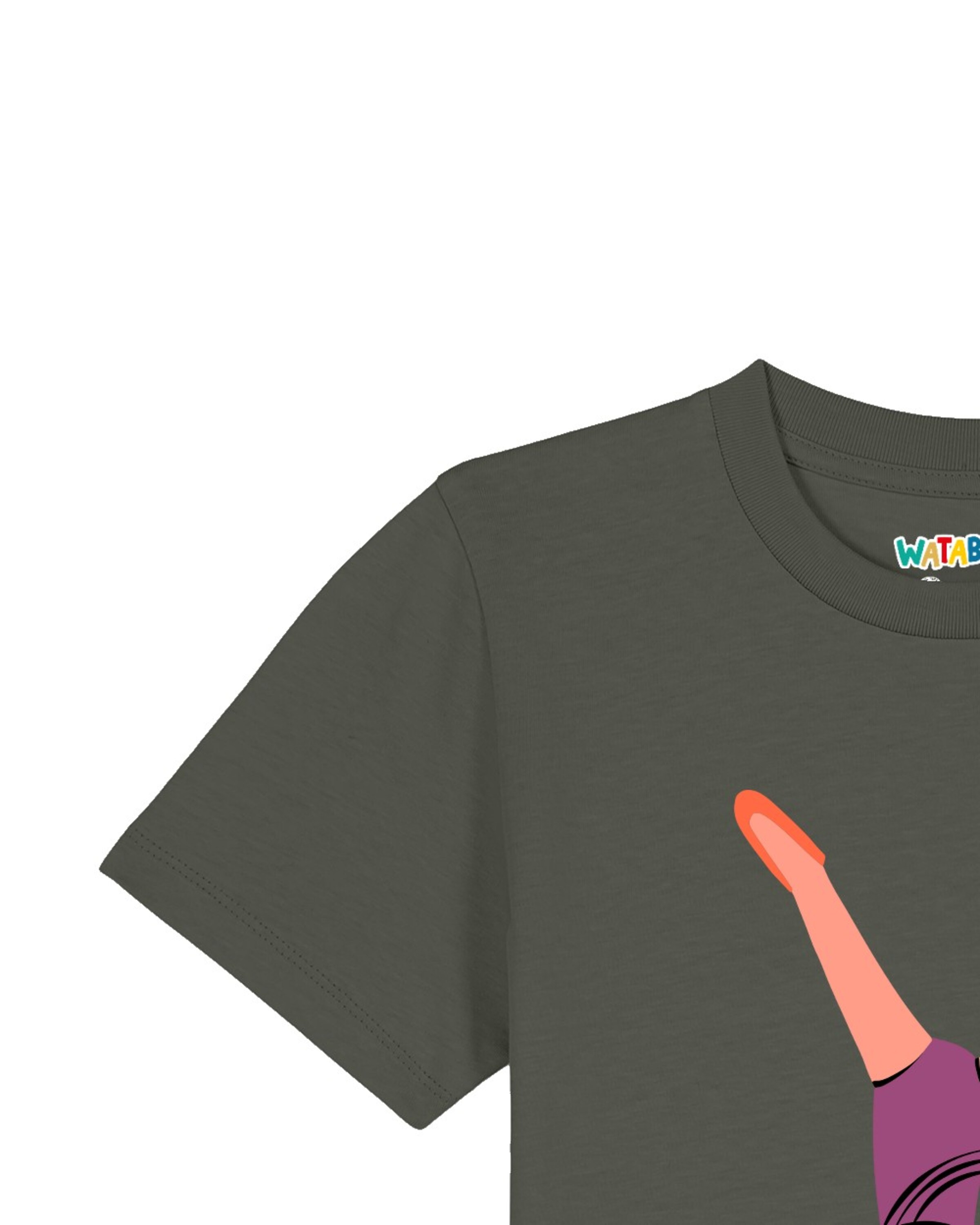 T-Shirt 'Turnen' watabout.kids en vert