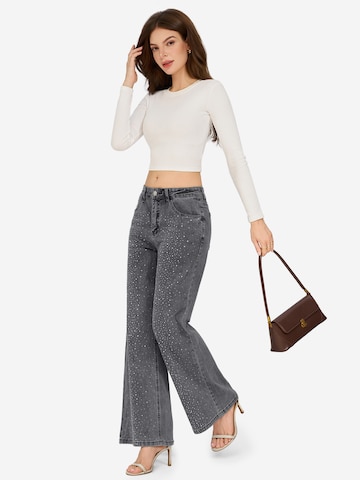Imily Bela Wide leg Τζιν σε γκρι