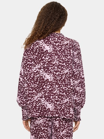 SAINT TROPEZ Blouse 'MalikaSZ' in Brown