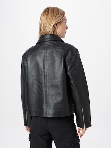 Warehouse Between-season jacket in Black