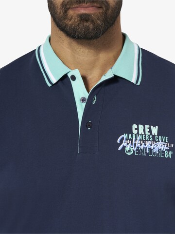 Jan Vanderstorm Doppelpack Poloshirt 'Teofil' in Blau