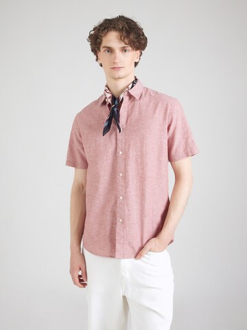 Regular fit Camicia di SELECTED HOMME in rosso: frontale
