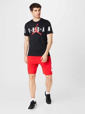 Loosefit Pantalon 'CLUB ALUMNI' Nike Sportswear en rouge