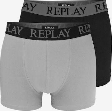 Pantaloncini intimi sportivi di REPLAY in grigio: frontale