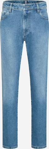 MEYER Slimfit Jeans in Blauw: voorkant