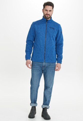 Weather Report Athletic Fleece Jacket 'Ralf' in Blue