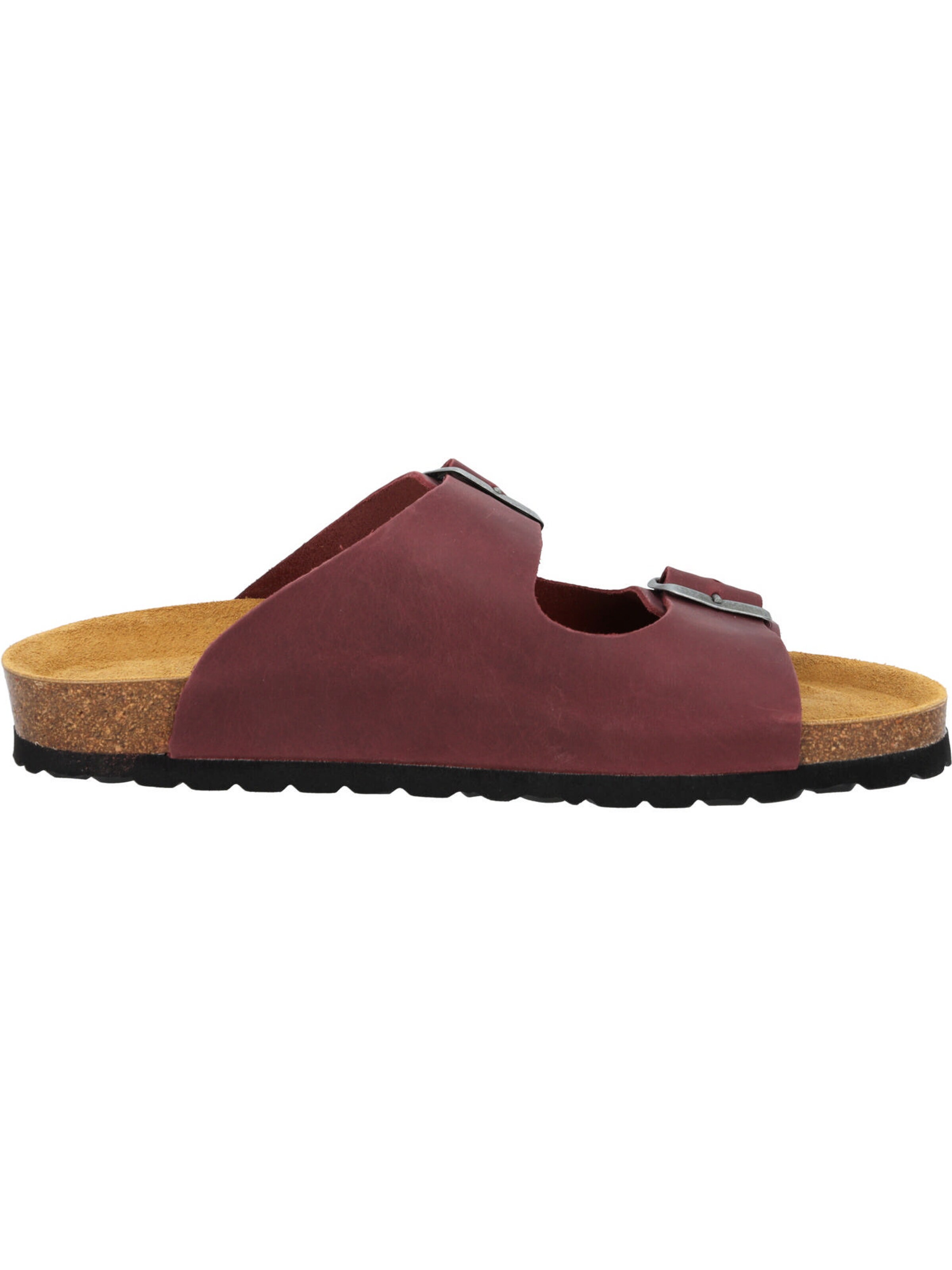 Palado Pantolette 'Palado Korfu Oiled Premium Leather Herren'‌‌‌‌‌‌‌ in Rot