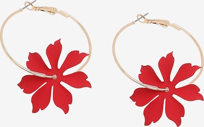 SOHI Naušnice 'Jaimee' u zlatna / crvena, Pregled proizvoda