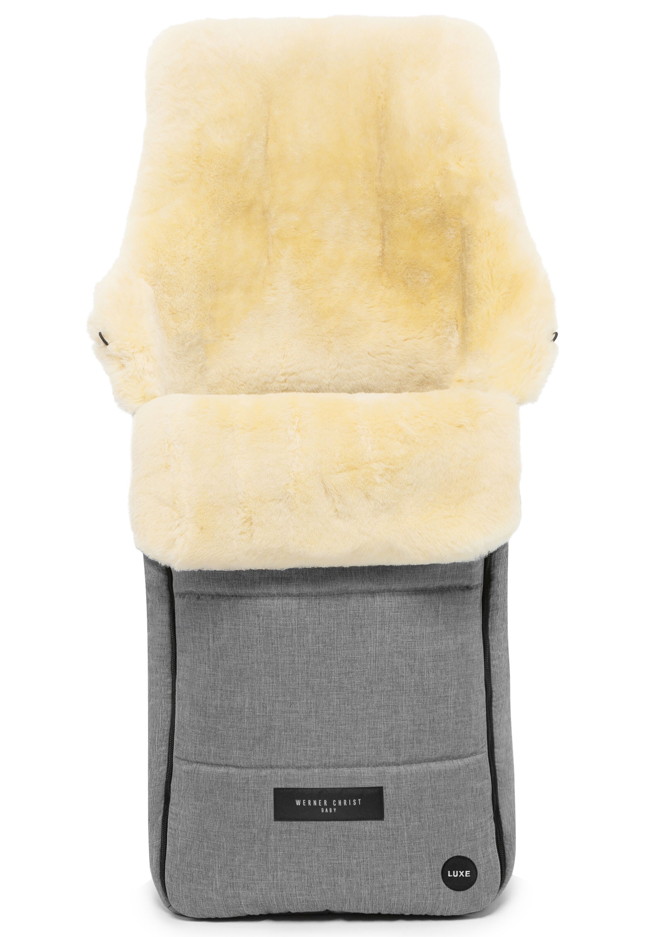 Werner Christ Baby Kinderwagen accessoires 'AROSA LUXE' in Grijs: voorkant