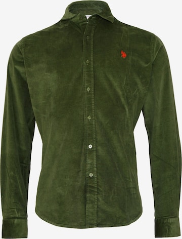 U.S. POLO ASSN. Hemd in Grün: Vorderseite