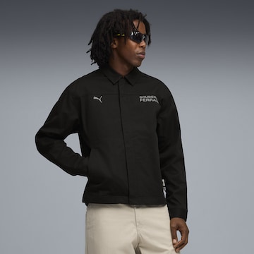 PUMA Tussenjas 'Scuderia Ferrari' in Zwart: voorkant