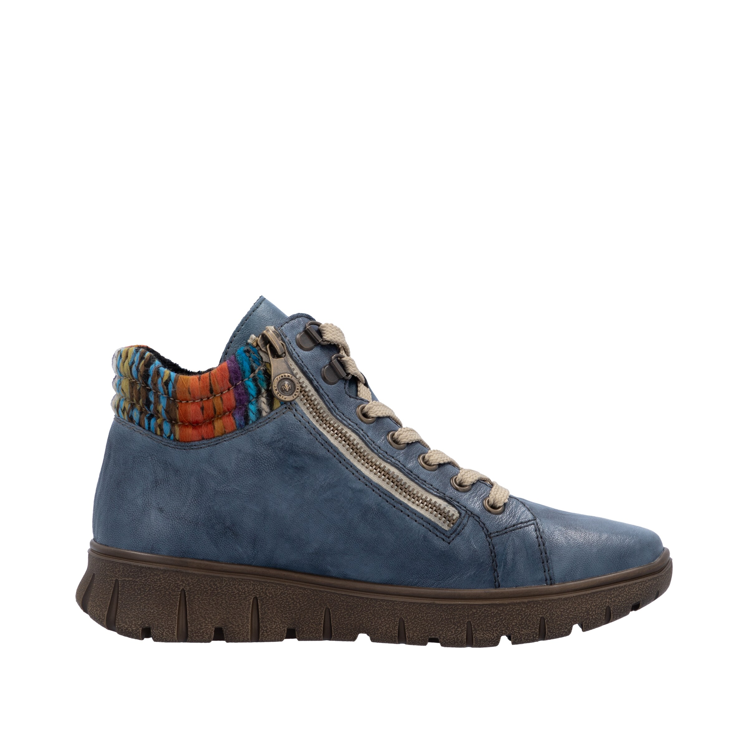 Bottes à lacets 'N1305' Rieker en bleu