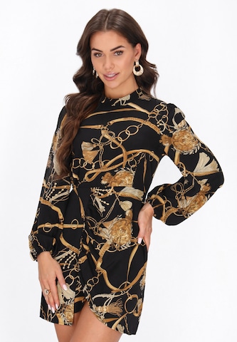 faina Cocktailjurk in Zwart: voorkant