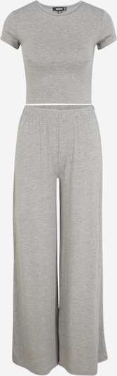 Missguided (Tall) Pyjama en gris chiné, Vue avec produit