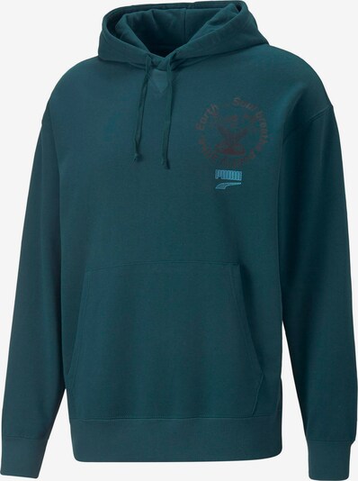 PUMA Sweater majica u svijetloplava / smaragdno zelena / crna, Pregled proizvoda