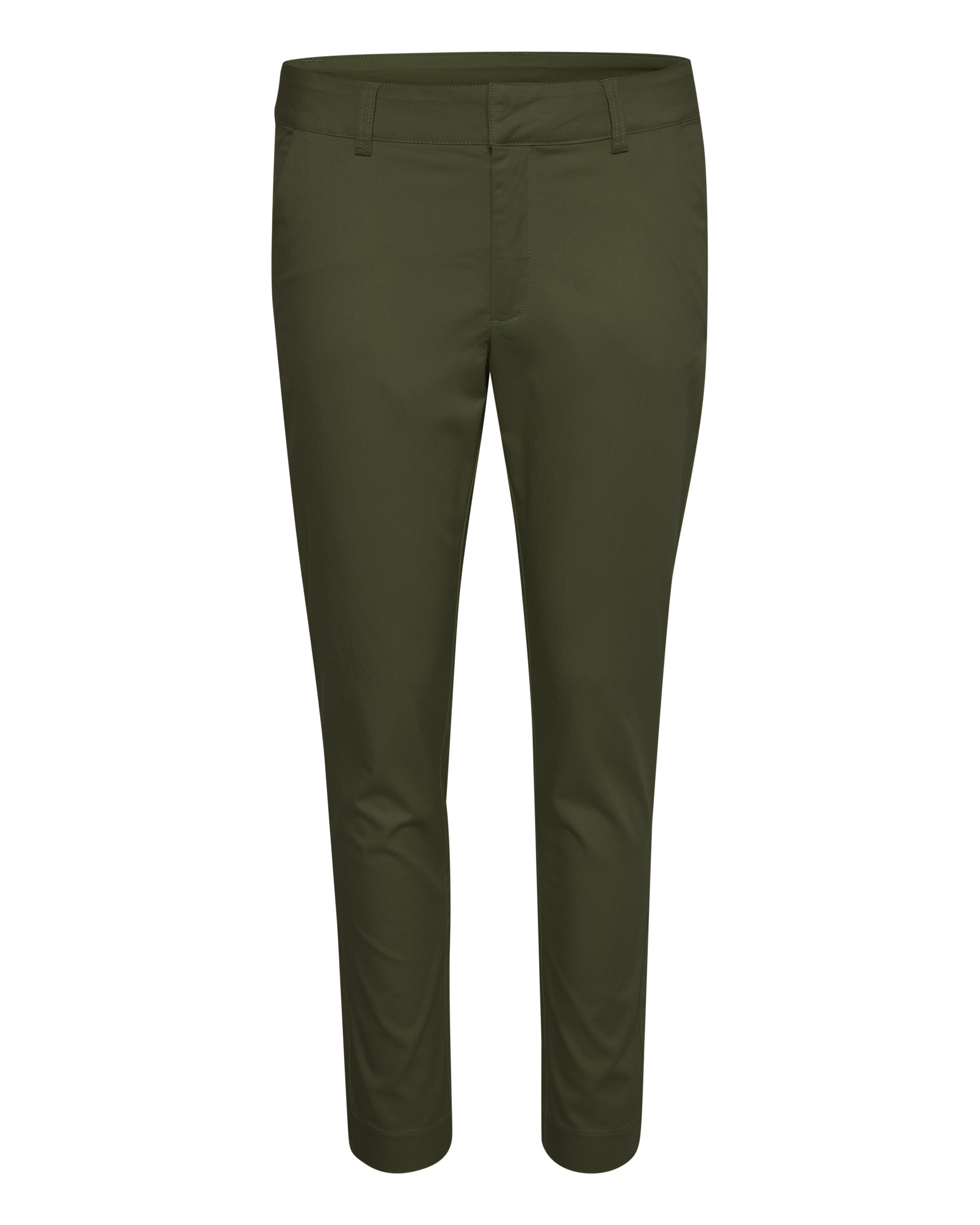 Kaffe Slimfit Chinohose 'Lea' in Grün