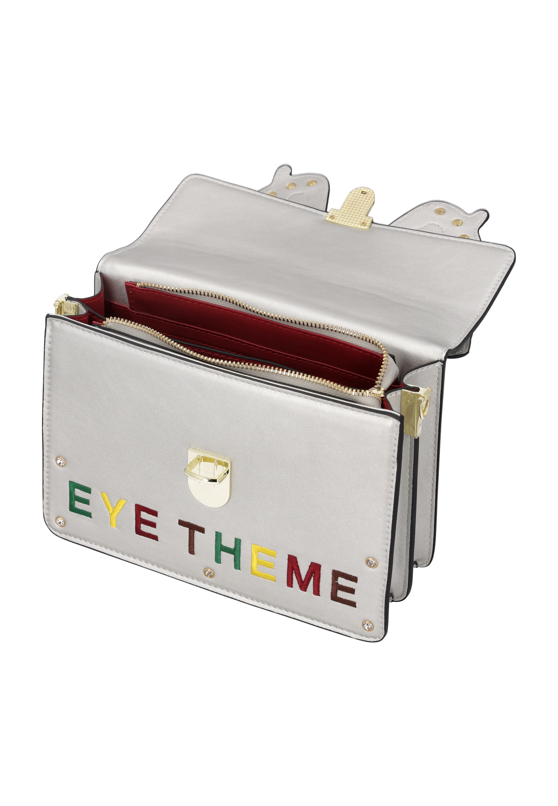 myMo Pop - Bolso de mano 'Eye Theme' en plata