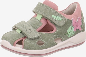 SUPERFIT Sandal 'BOOMERANG' in Green: front