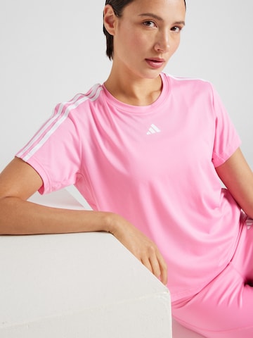 ADIDAS PERFORMANCE - Camisa funcionais 'Train Essentials' em rosa