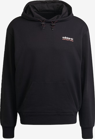 ADIDAS ORIGINALS Sweatshirt 'Adventure' in Black: front