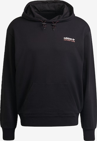 ADIDAS ORIGINALS Sweatshirt 'Adventure' in Schwarz: predná strana