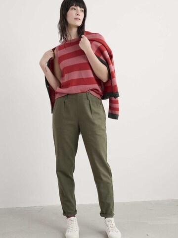 Seasalt Cornwall Tapered Bandplooibroek 'Nanterrow' in Groen