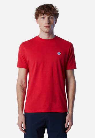 North Sails Shirt in Rood: voorkant