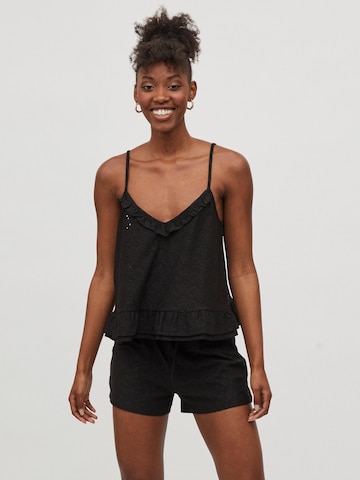 VILA Top 'Kawa' in Black: front