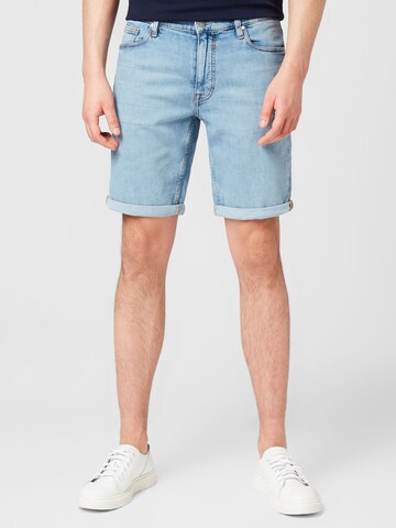 ARMEDANGELS Slimfit Shorts 'NAIL' (GOTS) in Blau: predná strana