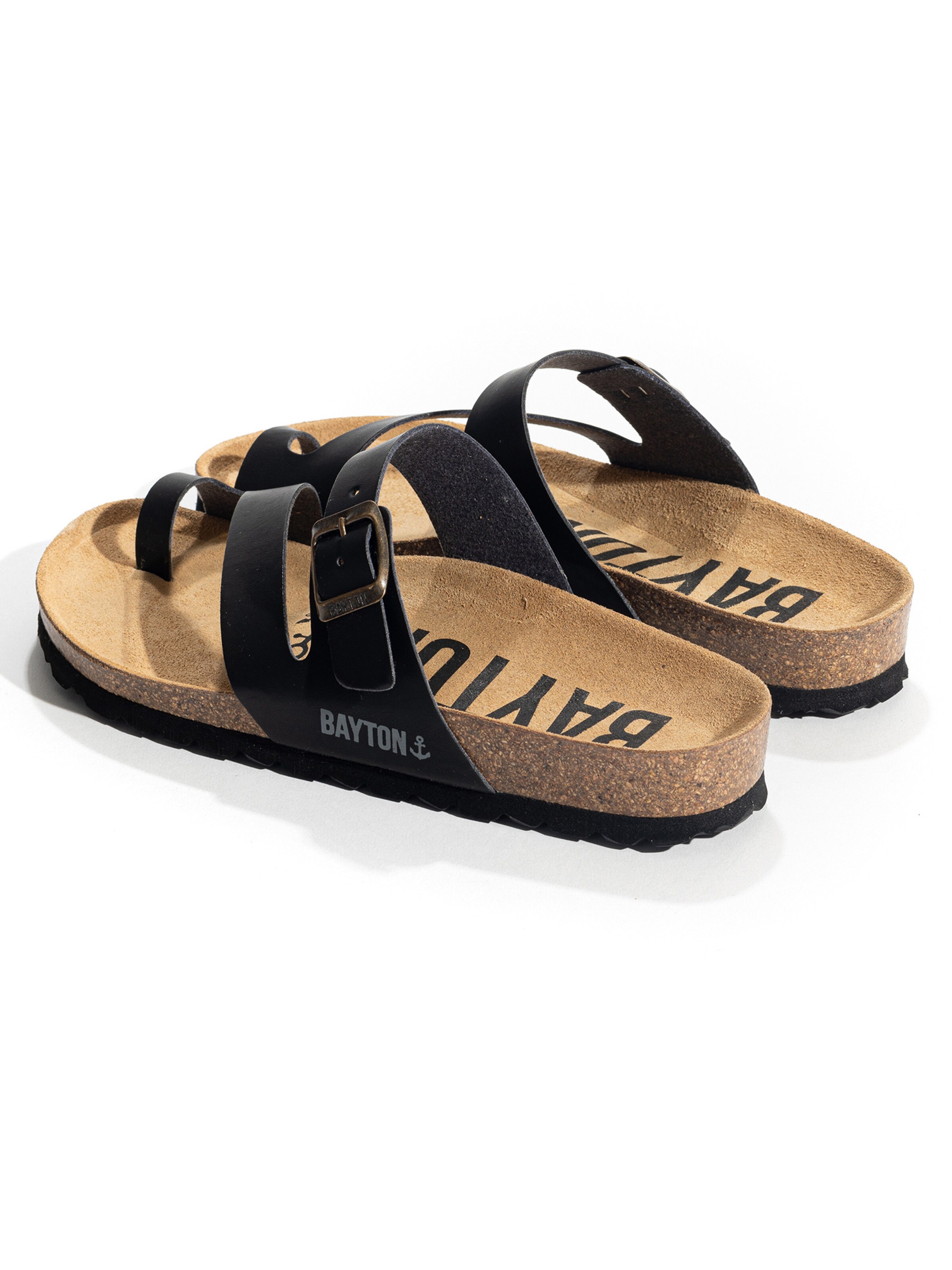 BaytonNatikače s potpeticom 'Biscaye' - crna boja