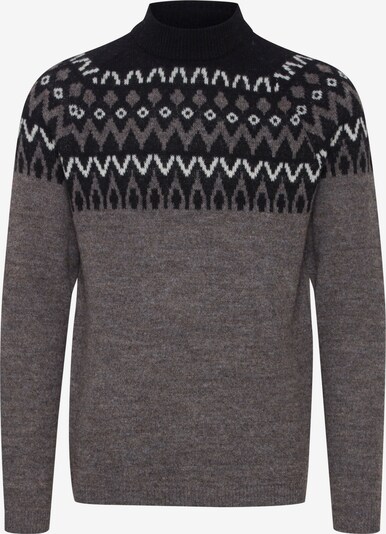 Casual Friday Sweater in Muddy colored / Dark grey / White, Item view